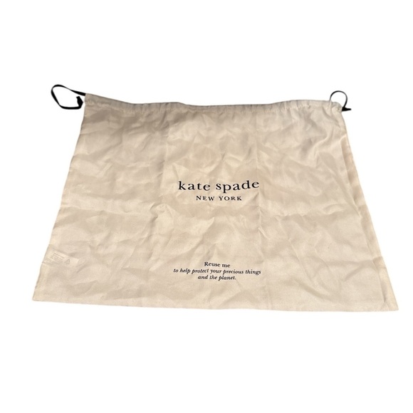 Kate Spade cream silky draw string dust bag - Picture 1 of 4